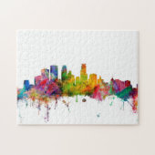 Minneapolis Minnesota Skyline Legpuzzel (Horizontaal)