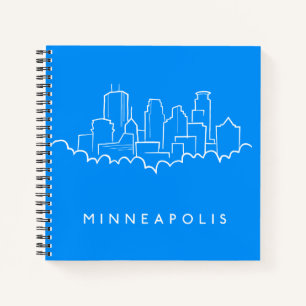 Minneapolis, Minnesota Skyline Notitieboek