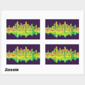 Minneapolis Minnesota Skyline Rechthoekige Sticker (Vel)