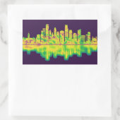 Minneapolis Minnesota Skyline Rechthoekige Sticker (Tas)