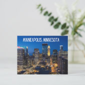 Minneapolis Minnesota Souvenir Travel Briefkaart (Staand voorkant)