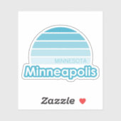 Minneapolis Minnesota Sticker (Vel)