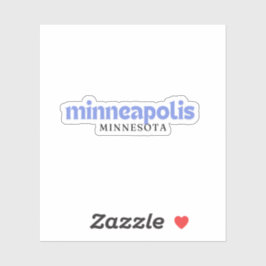 Minneapolis Minnesota Sticker