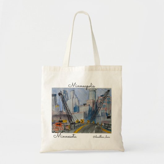Minneapolis Minnesota Tote Bag (Voorkant)