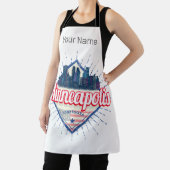 Minneapolis Minnesota USA Skyline Verenigde Staten Schort (Insitu)