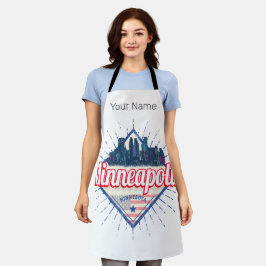 Minneapolis Minnesota USA Skyline Verenigde Staten Schort