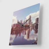Minneapolis Minnesota Vierkante Klok (Hoek)