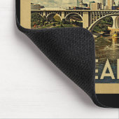 Minneapolis Minnesota Vintage Travel Muismat (Hoek)