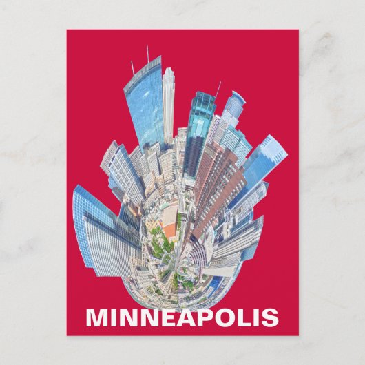MINNEAPOLIS MN BRIEFKAART (Voorkant)