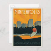 Minneapolis, MN Briefkaart (Voorkant / Achterkant)