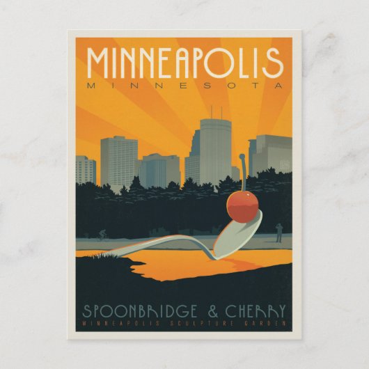 Minneapolis, MN Briefkaart (Voorkant)