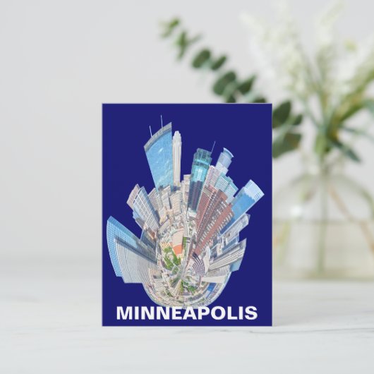MINNEAPOLIS MN BRIEFKAART (Staand voorkant)