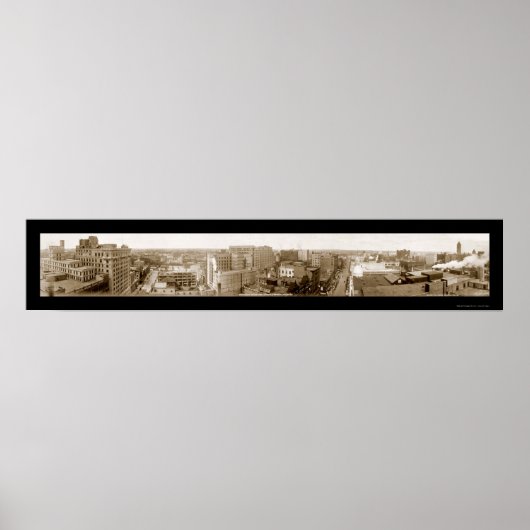 Minneapolis MN Skyline Foto 1911 Poster (Voorkant)