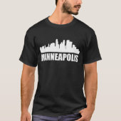 Minneapolis MN Skyline T-shirt (Voorkant)