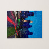 Minneapolis Night Skyline Legpuzzel (Horizontaal)