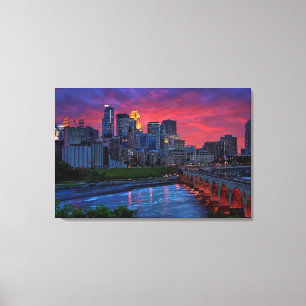 Minneapolis OogSnoep Canvas Afdruk