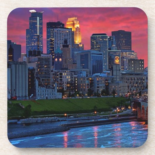 Minneapolis OogSnoep Drankjes Onderzetter (Voorkant)