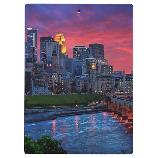 Minneapolis OogSnoep Klembord (Achterkant)