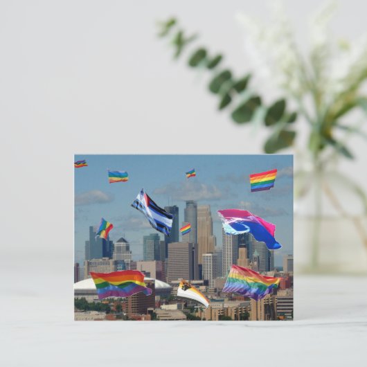 Minneapolis Pride Briefkaart (Staand voorkant)