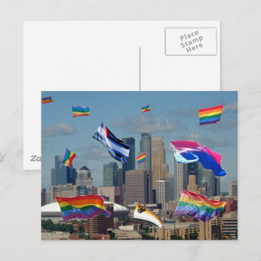 Minneapolis Pride Briefkaart (Voorkant / Achterkant)
