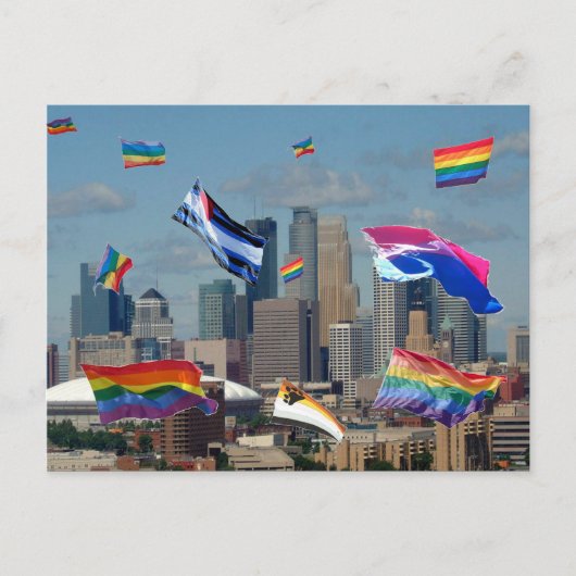 Minneapolis Pride Briefkaart (Voorkant)