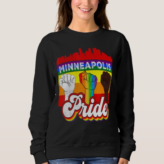 Minneapolis Pride Rainbow Gay Pride Flag Lgbt Trui (Voorkant)