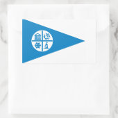 Minneapolis Rechthoekige Sticker (Tas)