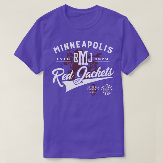 Minneapolis rode jassen t-shirt (Design voorkant)
