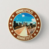 Minneapolis Ronde Button 5,7 Cm (Voorkant)