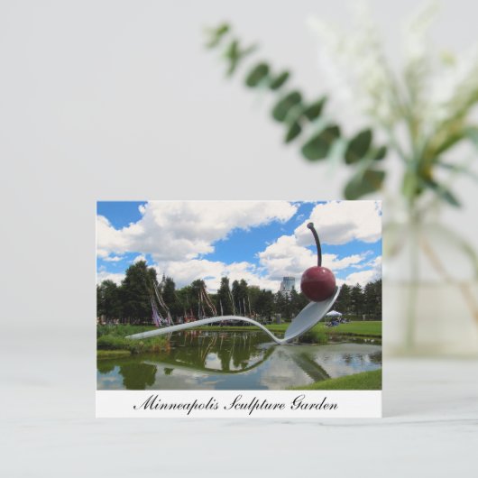 Minneapolis Sculpture Garden Briefkaart (Staand voorkant)