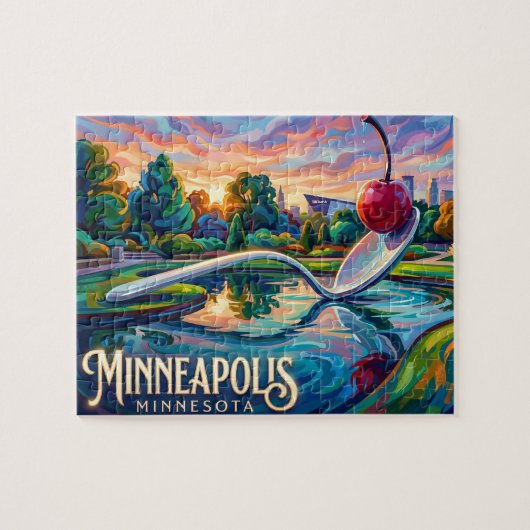 Minneapolis Sculpture Garden Minnesota Legpuzzel (Horizontaal)