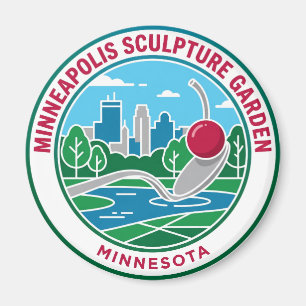 Minneapolis Sculpture Garden Minnesota Magneet