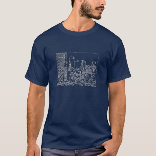 minneapolis sky line t-shirt (Voorkant)