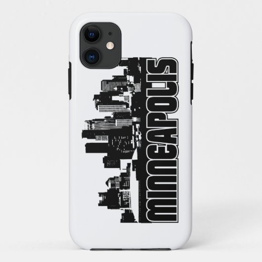 Minneapolis Skyline Case-Mate iPhone Case (Achterkant)