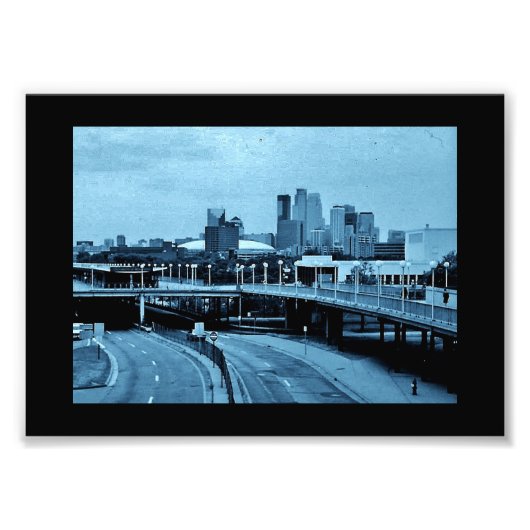 Minneapolis Skyline Foto Afdruk (Voorkant)