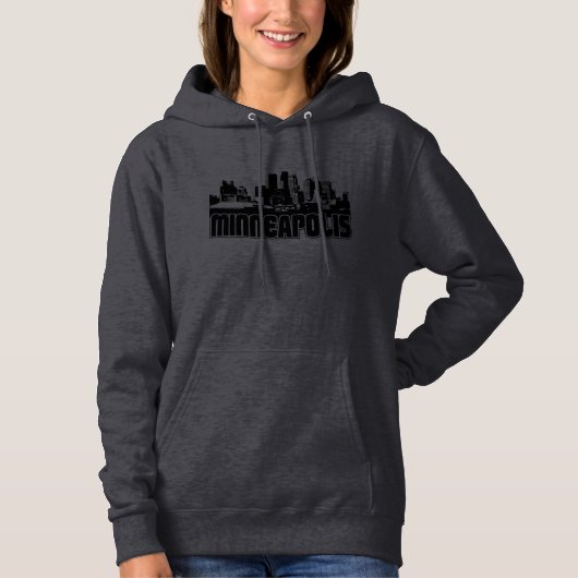 Minneapolis Skyline Hoodie (Voorkant)