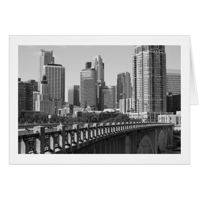 Minneapolis Skyline in daglicht (Voorkant Horizontaal)