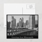 Minneapolis Skyline in daglicht Briefkaart (Voorkant / Achterkant)