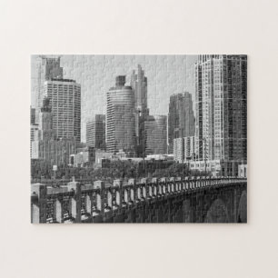 Minneapolis Skyline in Daylight Jigzaag Puzzles Legpuzzel