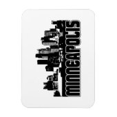 Minneapolis Skyline Magneet (Verticaal)