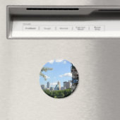 Minneapolis Skyline met de vuurtoren van Boom Isla Magneet (Insitu (Vaatwasser))