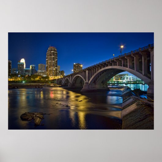 Minneapolis Skyline Poster (Voorkant)