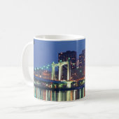 Minneapolis Skyline 's nachts Koffiemok (Voorkant links)