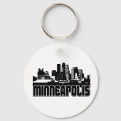 Minneapolis Skyline Sleutelhanger (Voorkant)