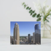 Minneapolis Skyline van de Foshay Tower Briefkaart (Staand voorkant)