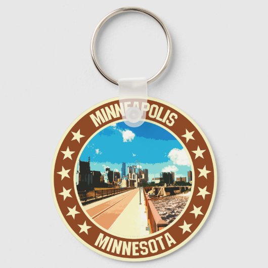 Minneapolis Sleutelhanger (Voorkant)