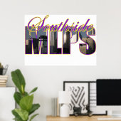 minneapolis southside skyline poster (Thuiskantoor)