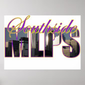 minneapolis southside skyline poster (Voorkant)