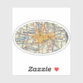 Minneapolis St. Paul Map Sticker (Vel)