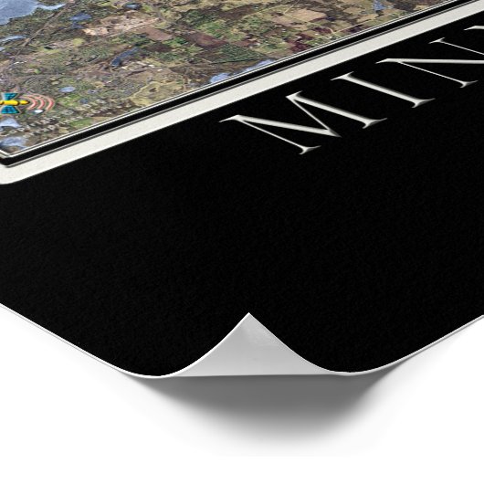 Minneapolis - St Paul Minnesota Satellite Poster (Hoek)